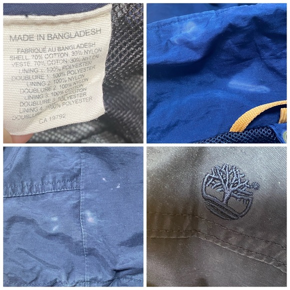 Timberland Winter Coat with fleece , zipoff hood - Picture 7 of 8